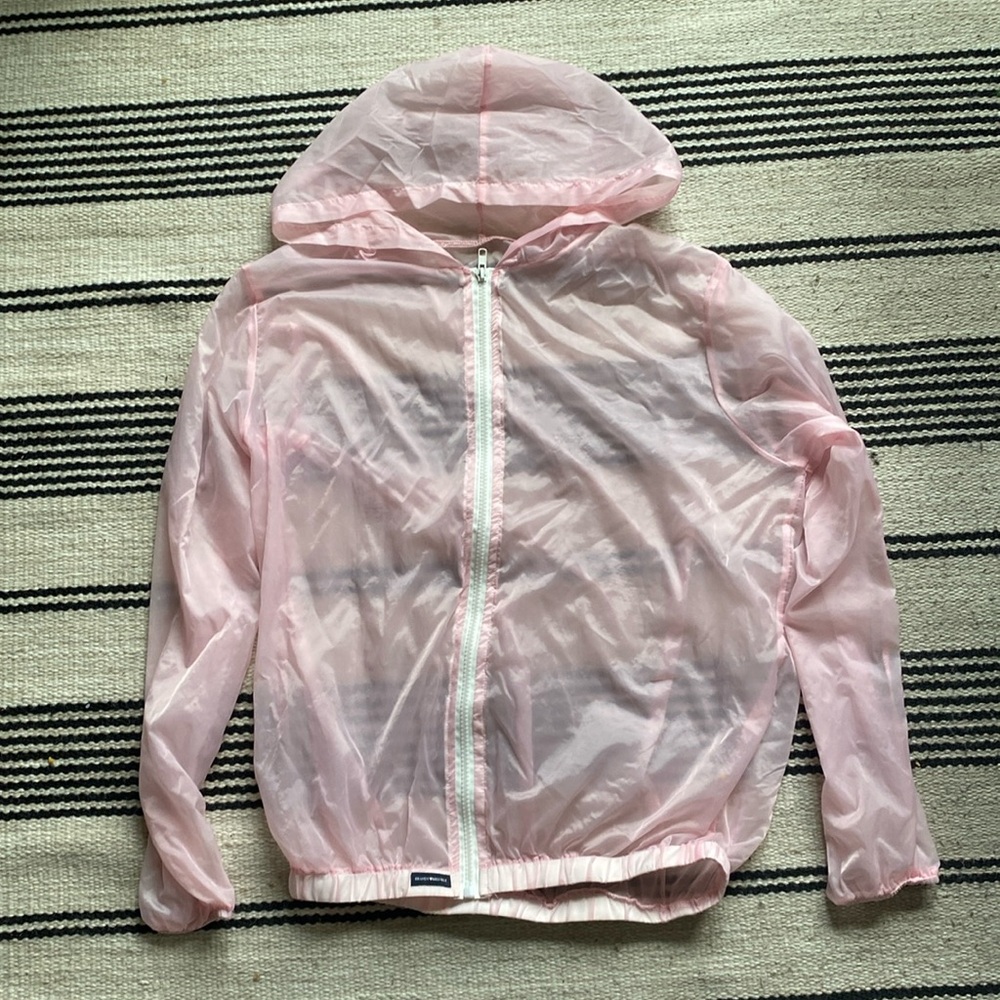Brandy Melville Sheer Windbreaker
